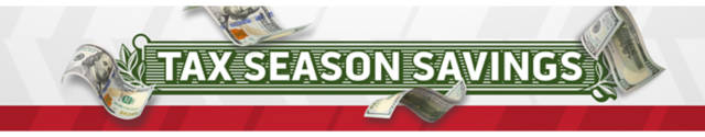 Tax Season Savings