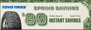 Toyo Tire Deals 
