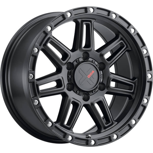 DX4 Rebel wheel in flat black finish for your  GMC Canyon 