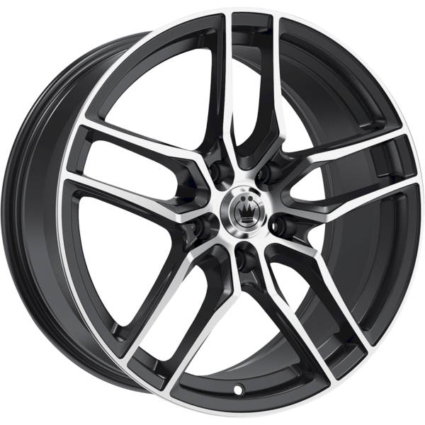 Konig Intention wheel in gloss black with machined face for your 2012 Audi Q5 3.2 Prestige