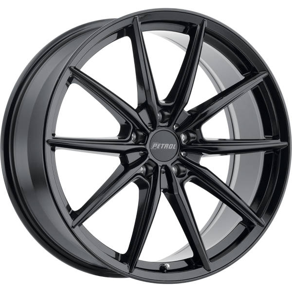 2024 Chevy Trax ACTIV Rims Rims For 2024 Chevy Trax ACTIV 2024   Wheel Petrol P4b Gloss Black 1000 Angle